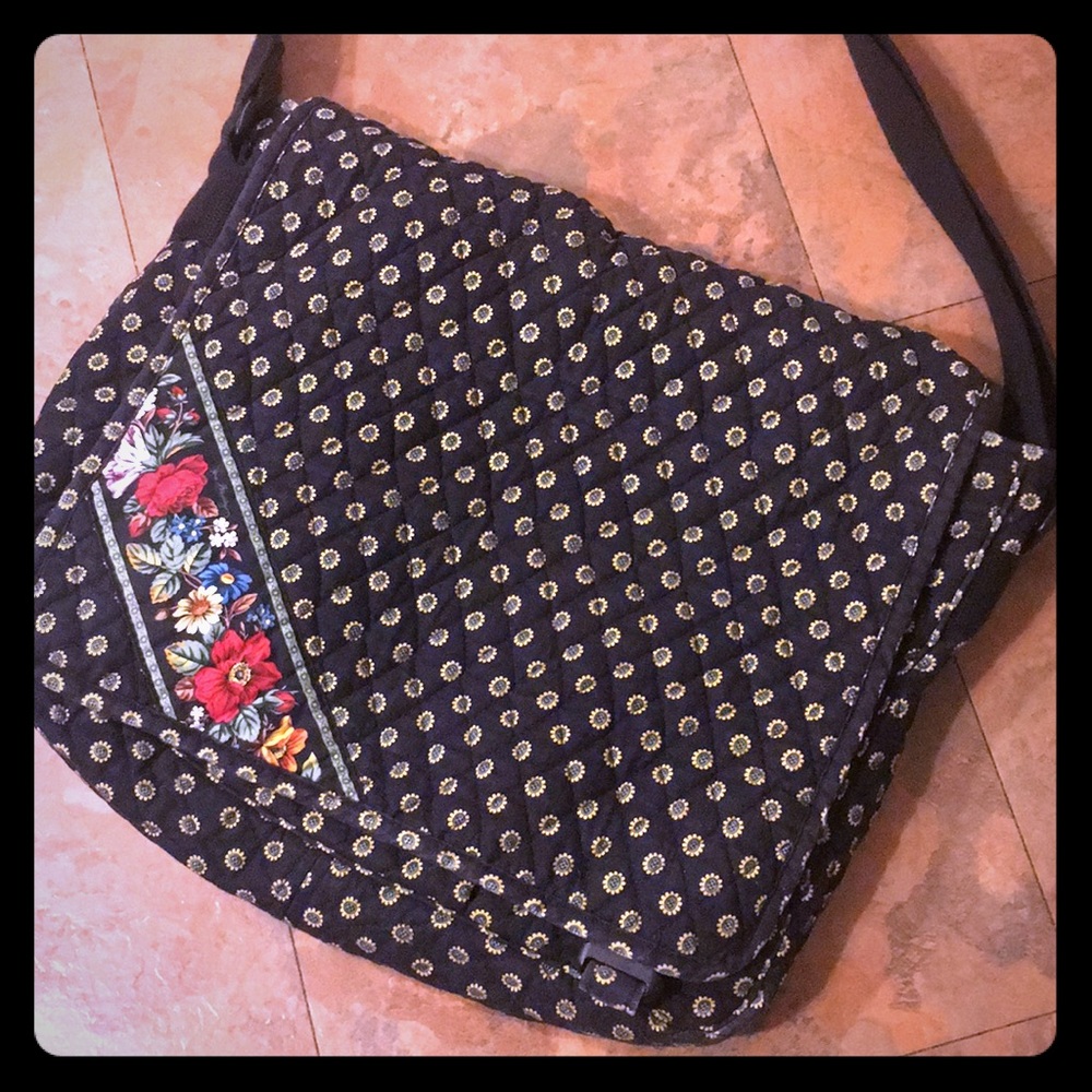 Black Vera Bradley Laptop Bag